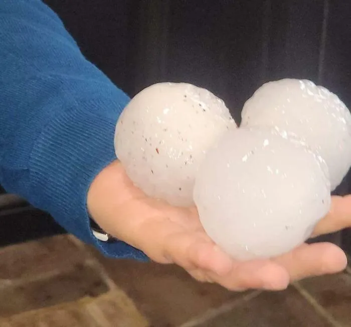 Baseball+ Sized Hail In Iowa Recently