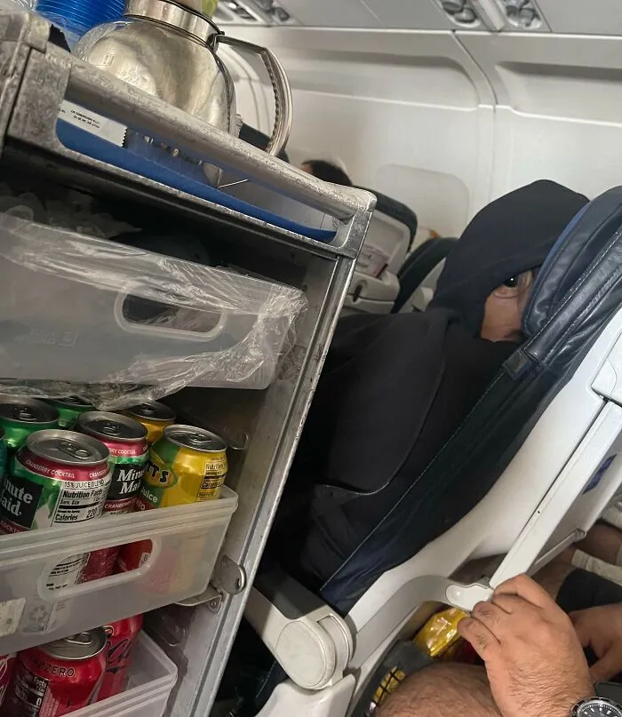 Goblin Spying On Me During A Plane Trip
