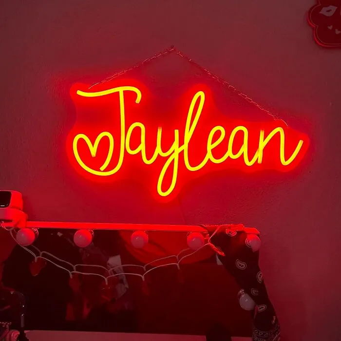 Glowing Personal Touch: <span Style="Font:inherit;color:#d74b1f;"> Custom Neon Sign </Span>- Illuminate Your Space With Customizable Wall Decor