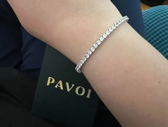 Why Venture Deep Into The Caverns Of Your Wallet For A Swarovski When <span Style="Font:inherit;color:#d74b1f;"> Pavoi's 14k Classic Tennis Bracelet </Span>glimmers With Equal Finesse At A Fraction Of The Price? A Fool's Quarry!