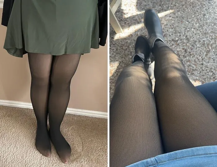 Cozy & Chic: <span Style="Font:inherit;color:#d74b1f;"> X-Cheng’s Fleece-Lined Tights</Span>, Sheer Elegance For Winter!