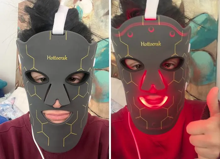 Home Spa Revolution: <span Style="Font:inherit;color:#d74b1f;"> Face Mask With Red Light Therapy</Span> For Ultimate Care!