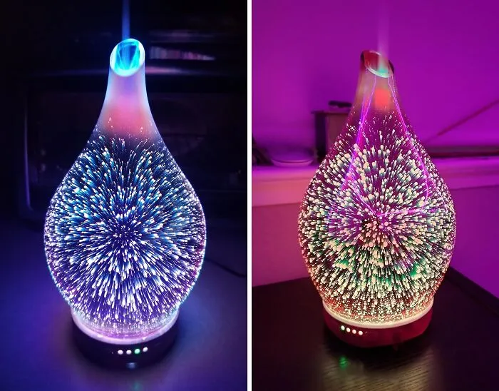 Create A Stellar Atmosphere Using This Charming <span Style="Font:inherit;color:#d74b1f;"> Aromatherapy Ultrasonic Humidifier </Span> Featuring Firework 3D Design!