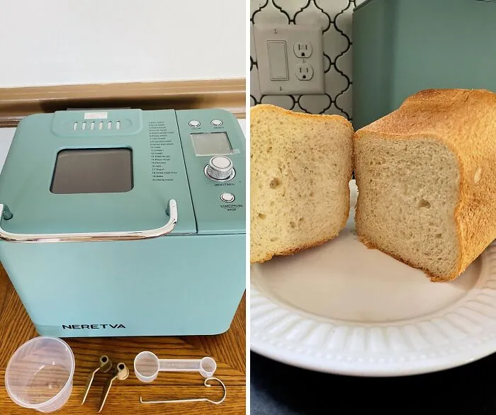 Rise And Shine To Freshly Baked Goodness - Neretva <span Style="Font:inherit;color:#d74b1f;"> Bread Maker Machine </Span> With 20-In-1 Program, Gluten-Free Option, And Easy Cleaning!