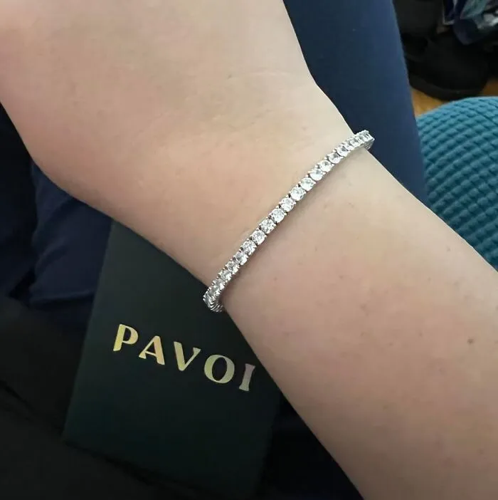 Adorn Your Wrist With Elegance: Gold Plated <span Style="Font:inherit;color:#d74b1f;"> Tennis Bracelet</Span> Adds A Touch Of Glamour To Any Ensemble