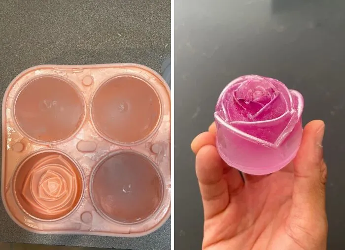 Koomall <span Style="Font:inherit;color:#d74b1f;"> 3D Rose Ice Molds </Span> - Which Will Upgrade Your Drinks And You Can Also Make Cute Chocolate Decorations!