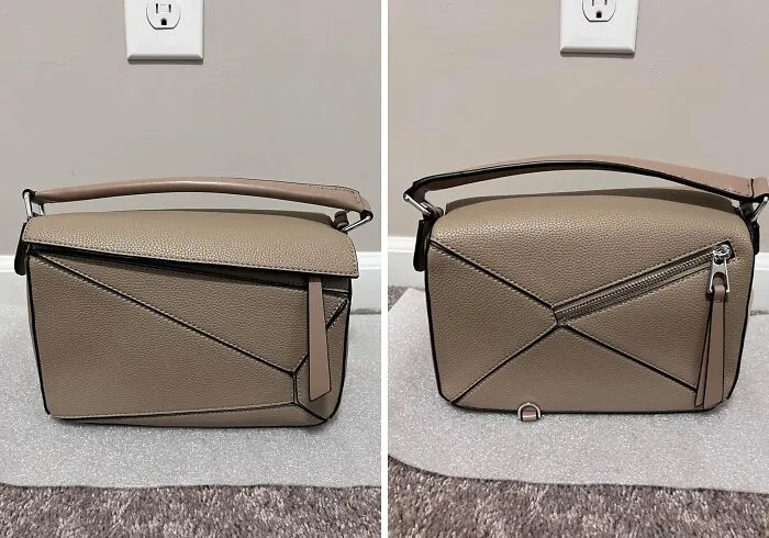 Get Ready To Solve Your Style Conundrum With This <span Style="Font:inherit;color:#d74b1f;"> Chic Geometric Design Handbag</Span>, An Irresistibly Fashionable Substitute To The Loewe Puzzle Bag – Pieces Fit, Ever So Thriftily