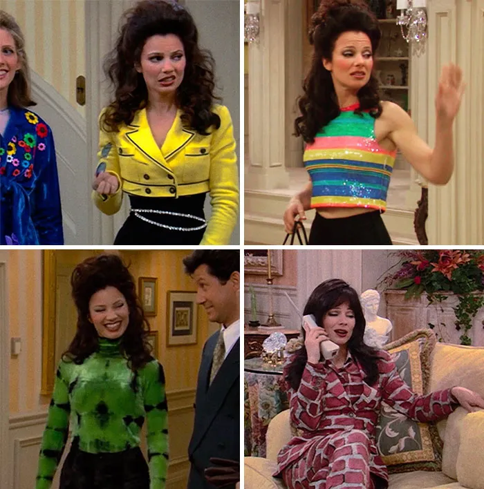 Atuendos ganadores del premio Emmy de Fran Drescher en 'The Nanny', 1993-1999