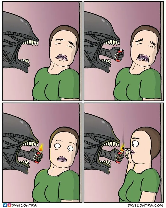 This Artist Creates Dark Humor Comics With Unexpected Twists And Here Are His 28 Recent Works