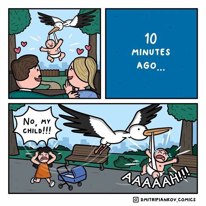 Artist Makes 25 Dark Humor Comics That Are Witty And Unexpected (New Pics)