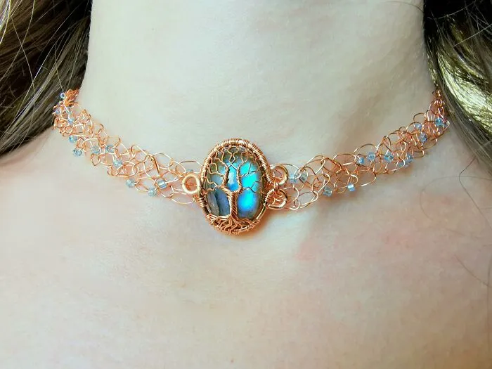 I Crochet With Wire To Make Jewelry, Here Are Some Of My Necklaces (6 Pics)