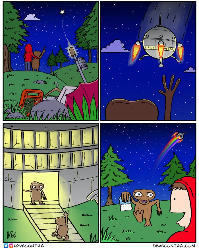 This Artist Creates Dark Humor Comics With Unexpected Twists And Here Are His 28 Recent Works