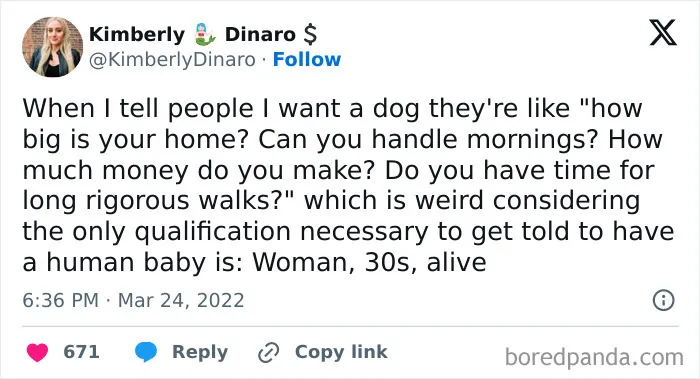 Society's Expectation For Having A Dog vs. Having A Child