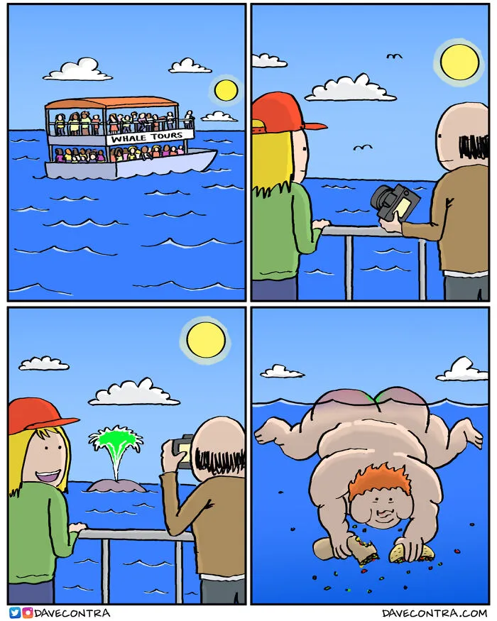 This Artist Creates Dark Humor Comics With Unexpected Twists And Here Are His 28 Recent Works