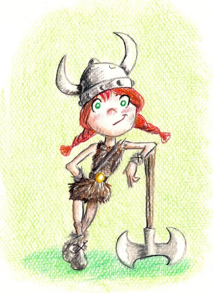 This Is Little Hilda, Ashe Started As A Doodle That Ended Up Looking Good