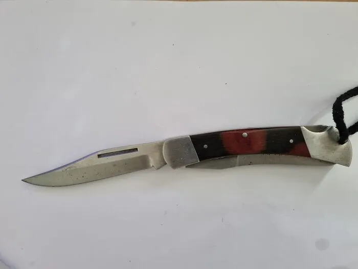 This One I Got Since Over 40 Years. Useful When Hiking, Picnicking Etc. Also Has A Small Saw