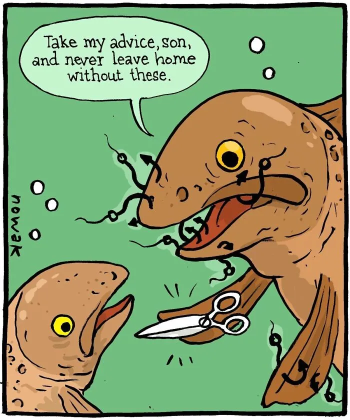 Artist With Peculiar Sense Of Humor Created 32 New Comics Full Of Absurdity