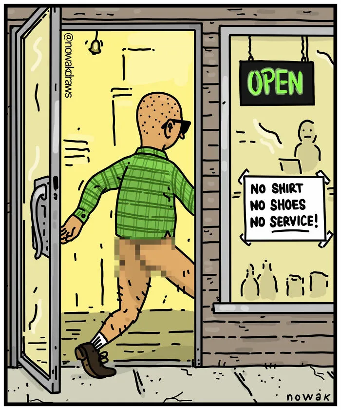 Artist With Peculiar Sense Of Humor Created 32 New Comics Full Of Absurdity