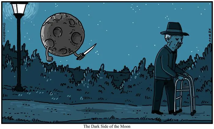 Artist With Peculiar Sense Of Humor Created 32 New Comics Full Of Absurdity