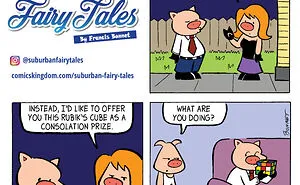 I Made 20 Comics Showcasing A Little Pig's Dating Fails