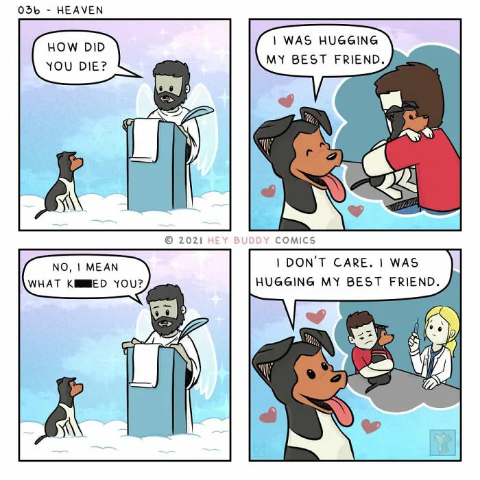 28 New ‘Hey Buddy Comics’ About The Bond Between People And Dogs