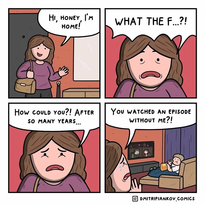 Artist Makes 25 Dark Humor Comics That Are Witty And Unexpected (New Pics)