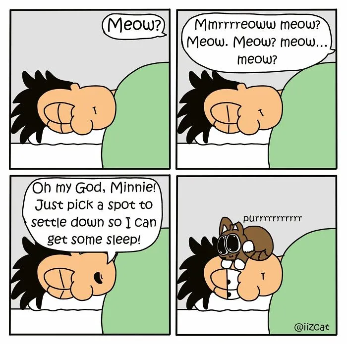 Artist Illustrates Relatable Moments From Life With A Cat, And Here Are The Newest 20 Comics