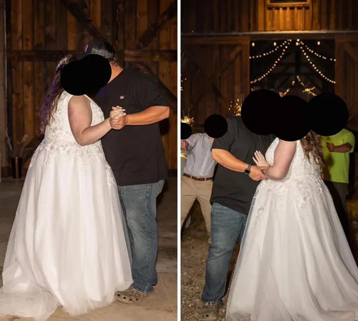 Así vestía el novio durante la recepción