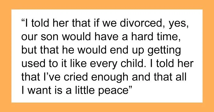 "And Why Should I Care?": Husband Leaves Wife And Son, Says He Has To Put Himself First