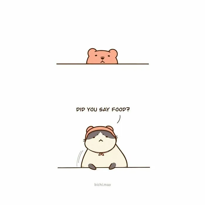 19 Wholesome Comics By Olive Yong Showing The Sweet And Naughty Side Of Chubby Cats