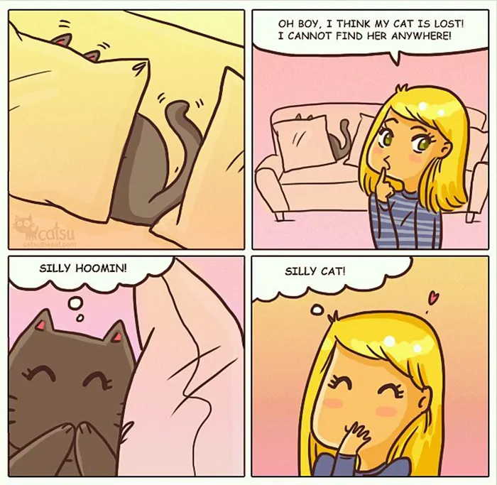 30 Comics Perfectly Depicting Hilarious Cat Antics, By This Artist From Tallinn