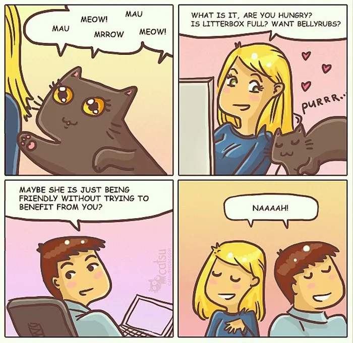 30 Comics Perfectly Depicting Hilarious Cat Antics, By This Artist From Tallinn