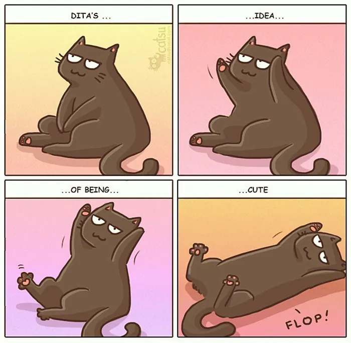 30 Comics Perfectly Depicting Hilarious Cat Antics, By This Artist From Tallinn