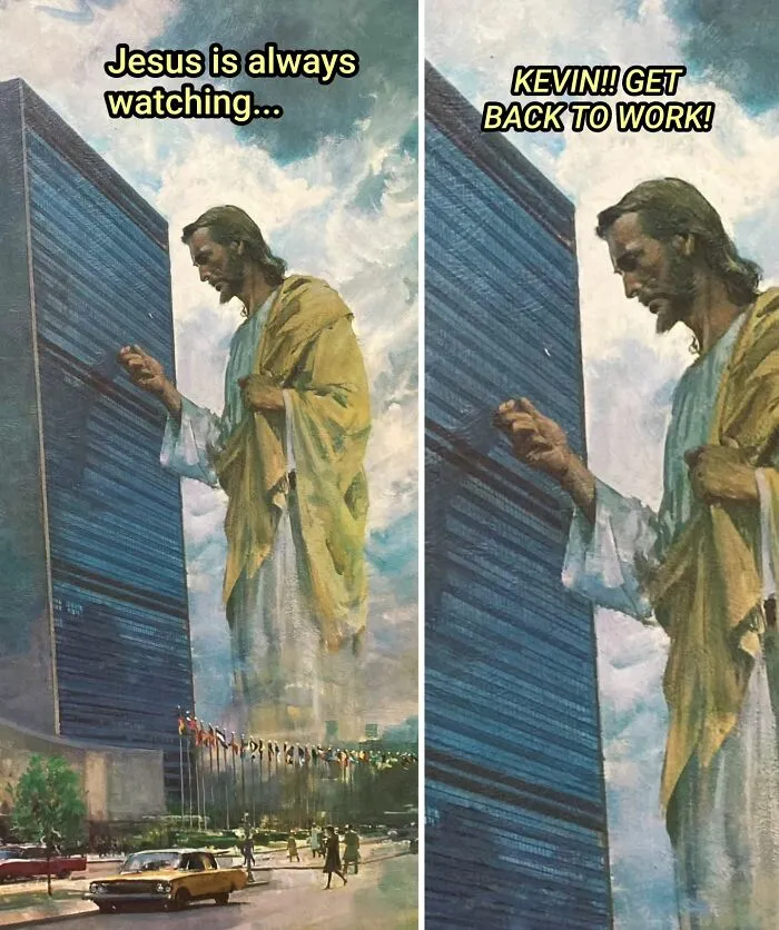 50 Witty Modern Takes On Classical Art By This Meme Creator (New Pics)