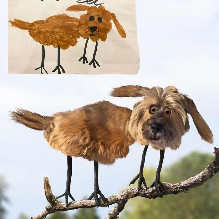 If Kids' Drawings Were Real (31 Pics)