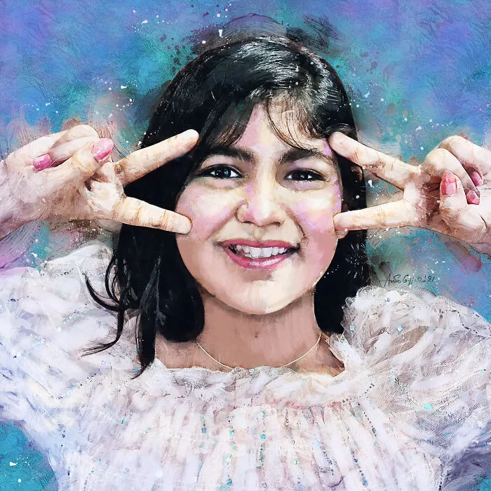 I Turn Your Favorite Photos Into Digital Portraits In A Canvas Painting Style (17 Pics)