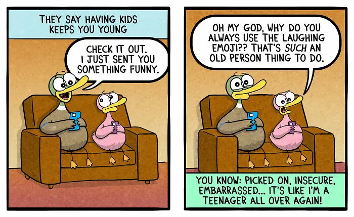 Fowl Language Comics: 30 Witty And Relatable Cartoons By Brian Gordon Featuring Human-Like Ducks