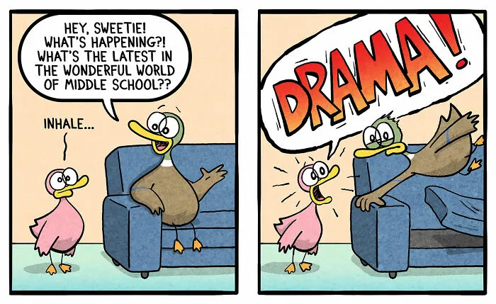 Fowl Language Comics: 30 Witty And Relatable Cartoons By Brian Gordon Featuring Human-Like Ducks