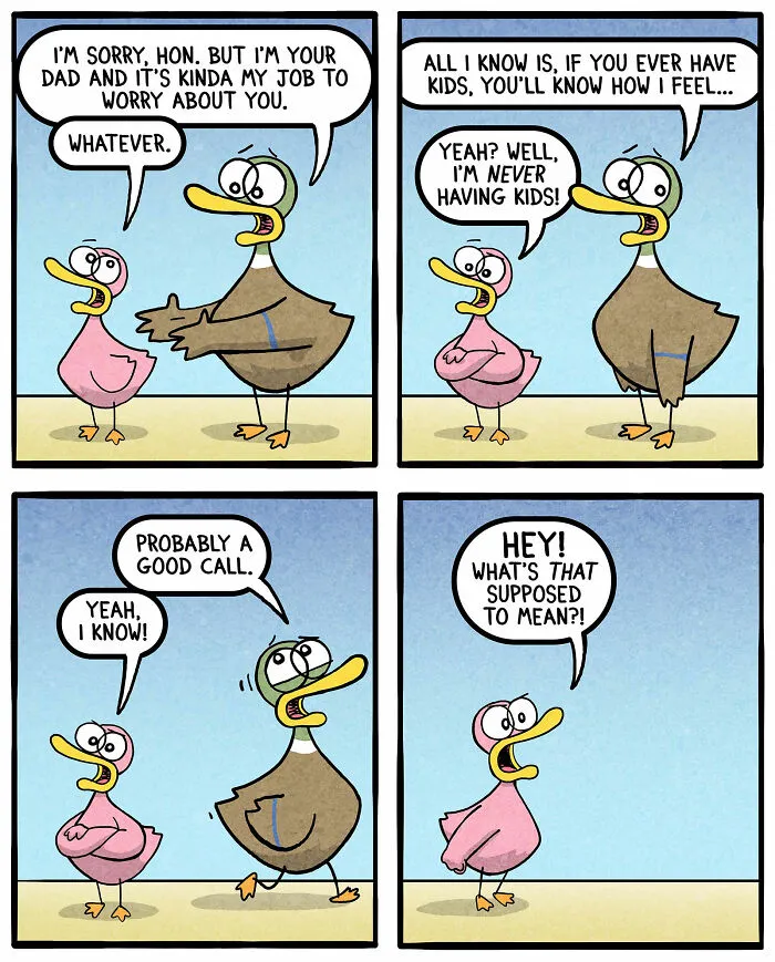 Fowl Language Comics: 30 Witty And Relatable Cartoons By Brian Gordon Featuring Human-Like Ducks