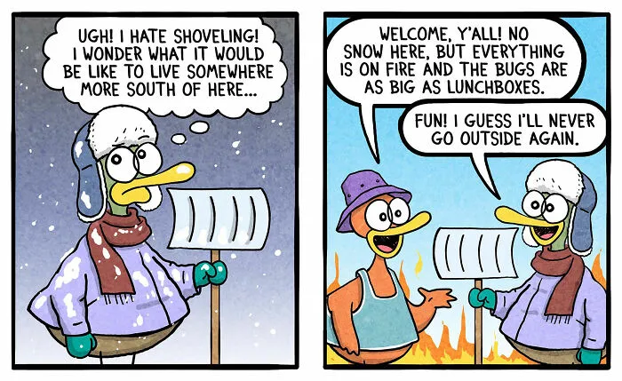 Fowl Language Comics: 30 Witty And Relatable Cartoons By Brian Gordon Featuring Human-Like Ducks