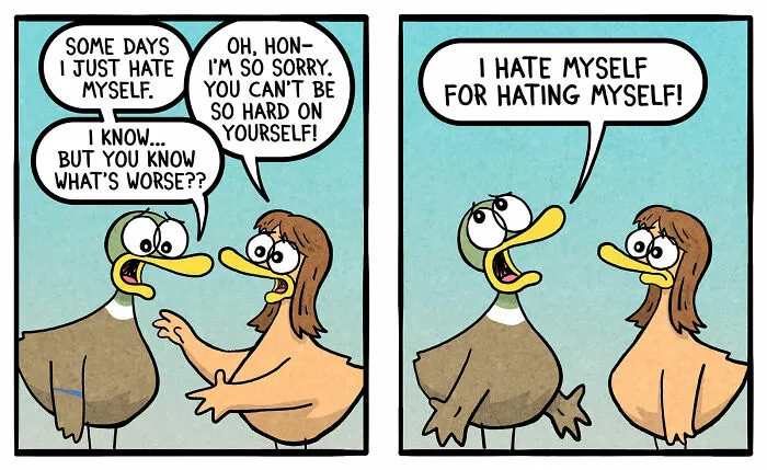 Fowl Language Comics: 30 Witty And Relatable Cartoons By Brian Gordon Featuring Human-Like Ducks