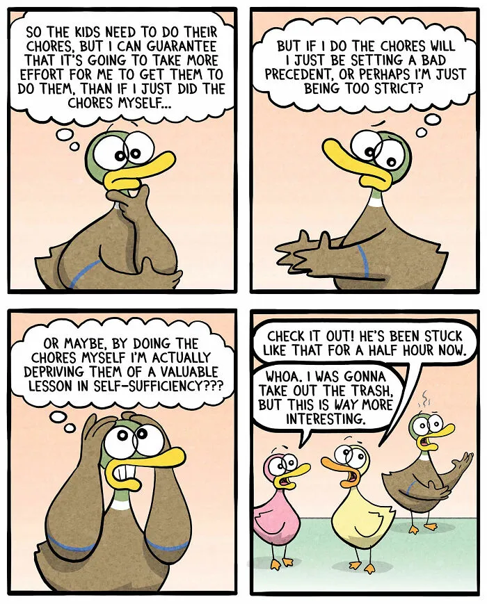 Fowl Language Comics: 30 Witty And Relatable Cartoons By Brian Gordon Featuring Human-Like Ducks