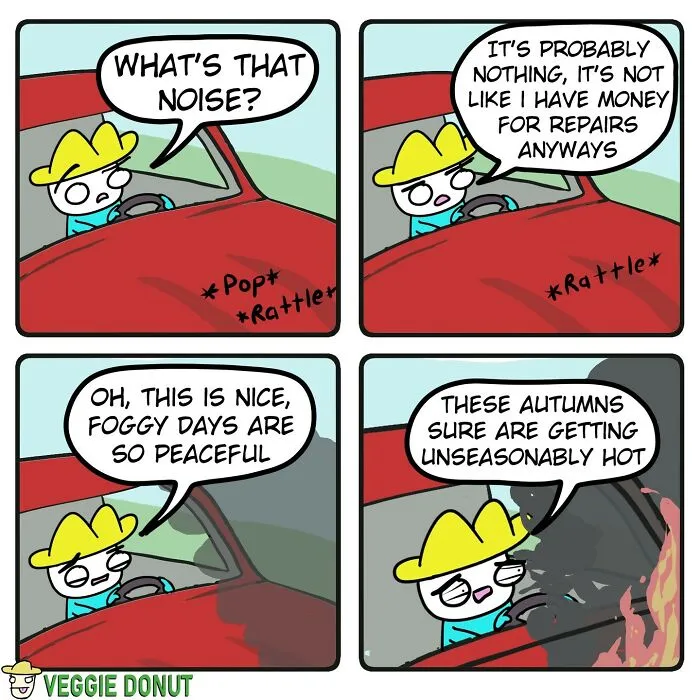30 Chaotic Comics Mixed With Dark Humor Created By This Artist