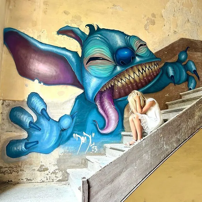 Darkly Twisted Graffiti Artwork Featuring Popular Characters By David Lozano (24 New Pics)