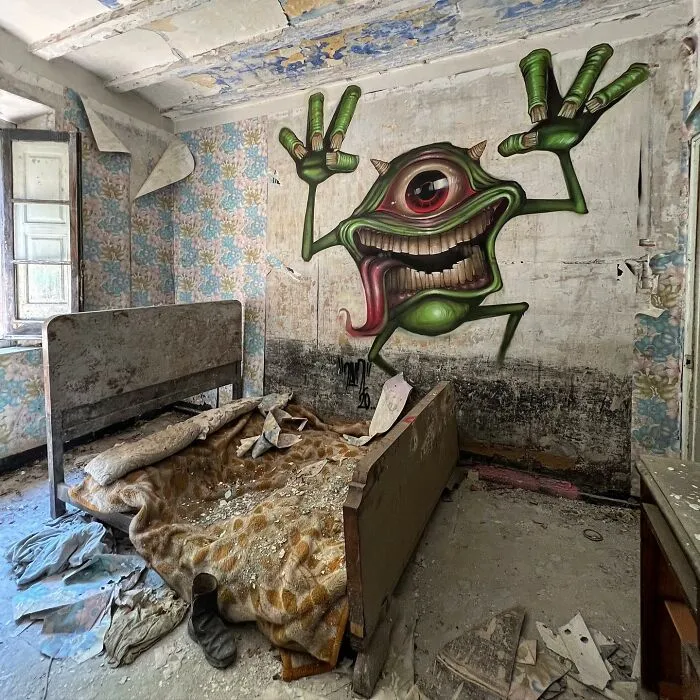 Darkly Twisted Graffiti Artwork Featuring Popular Characters By David Lozano (24 New Pics)