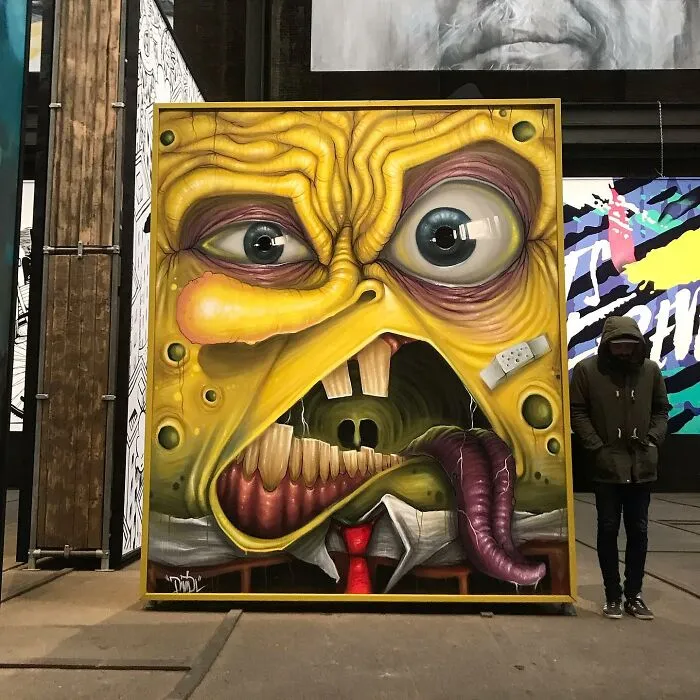 Darkly Twisted Graffiti Artwork Featuring Popular Characters By David Lozano (24 New Pics)
