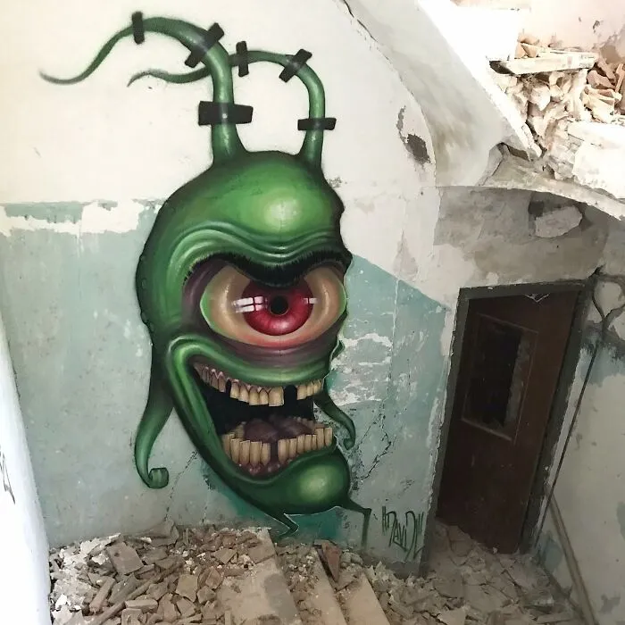 Darkly Twisted Graffiti Artwork Featuring Popular Characters By David Lozano (24 New Pics)