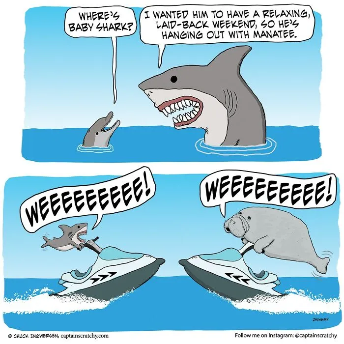 30 New Comics Portraying Animals In Funny Situations By This Artist