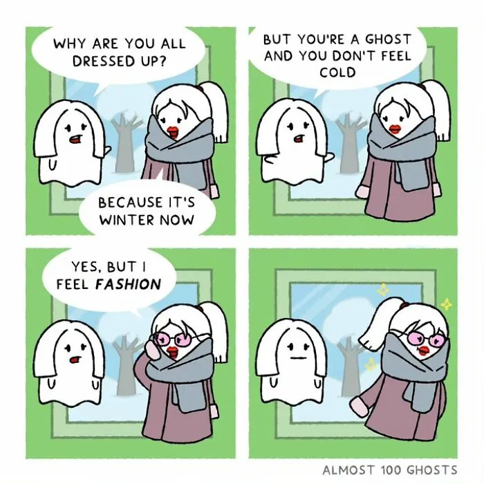 This Artist Makes Adorable Comics Showing The Funny Side Of The Afterlife (23 New Pics)