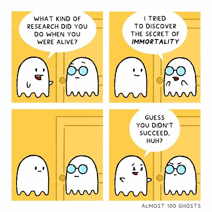 This Artist Makes Adorable Comics Showing The Funny Side Of The Afterlife (23 New Pics)